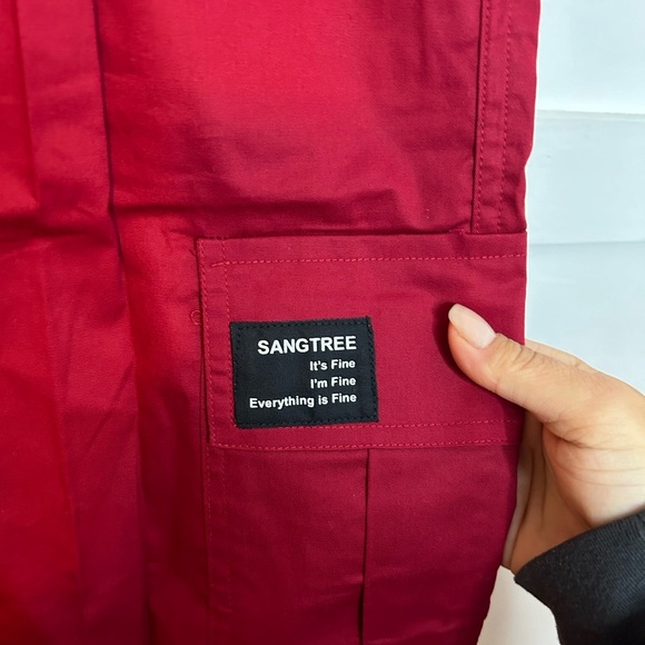 NWT Sangtree Red Cargo Pants - Picture 5 of 5